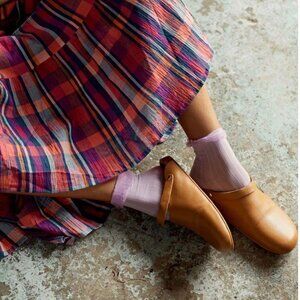 Beatrice Valenzuela Cajeta Clogs – Musk Brown Leather – Women’s Size 10